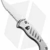 Piranha Fingerling Automatic Knife Silver (2.5" Mirror Serr)