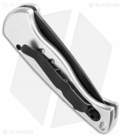 Piranha Fingerling Automatic Knife Silver Tactical (2.5" Black Serr) -Avokelavavat Sales Store piranha fingerling silver tactical serrated side