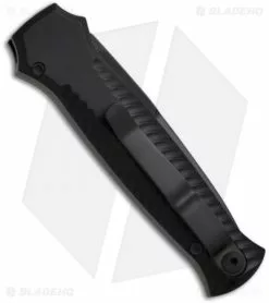 Piranha Mini-Guard Black Tactical Automatic Knife (2.9" Black) 5 Piranha Mini-Guard Black Tactical Automatic Knife (2.9" Black) -Avokelavavat Sales Store piranha miniguard black tactical back