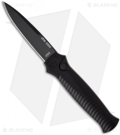 Piranha Mini-Guard Black Tactical Automatic Knife (2.9" Black) 3 Piranha Mini-Guard Black Tactical Automatic Knife (2.9" Black)