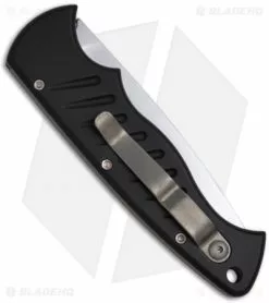 Piranha Black P-1 Pocket Automatic Knife (3.2" Mirror Serr) 5 Piranha Black P-1 Pocket Automatic Knife (3.2" Mirror Serr) -Avokelavavat Sales Store piranha pocket black mirror plain back