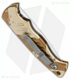 Piranha P-1 Pocket Desert Camo Automatic Knife (3.2" Mirror Plain) -Avokelavavat Sales Store piranha pocket camo mirror plain side