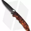 Piranha Predator Orange Tactical Automatic Knife (4.1" Black Plain) 1 Piranha Predator Orange Tactical Automatic Knife (4.1" Black Plain) -Avokelavavat Sales Store piranha predator orange tactical