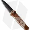 Piranha Prowler Camo Tactical Automatic Knife (3.2" Black Plain) -Avokelavavat Sales Store piranha prowler camo tactical plain