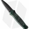 Piranha Prowler Green Tactical Automatic Knife (3.2" Black Plain) -Avokelavavat Sales Store piranha prowler green tactical plain