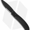 Piranha Toxin Automatic Knife Black (3.75" Black Serr)