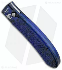Piranha Toxin Automatic Knife Blue (3.75" Mirror Serr) -Avokelavavat Sales Store piranha toxin blue mirror ser bottom cm 1