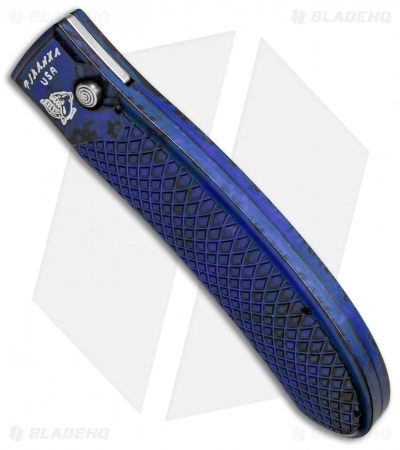 Piranha Toxin Automatic Knife Blue (3.75" Mirror) 5 Piranha Toxin Automatic Knife Blue (3.75" Mirror) - Image 3
