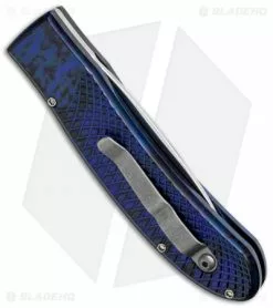 Piranha Toxin Automatic Knife Blue (3.75" Mirror Serr) -Avokelavavat Sales Store piranha toxin blue mirror ser side cm 1