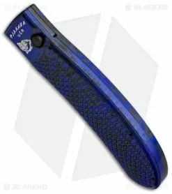 Piranha Toxin Automatic Knife Blue (3.75" Black) -Avokelavavat Sales Store piranha toxin blue tactical ser bottom cm