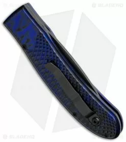 Piranha Toxin Automatic Knife Blue (3.75" Black) -Avokelavavat Sales Store piranha toxin blue tactical ser side cm