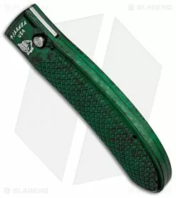 Piranha Toxin Automatic Knife Green (3.75" Mirror Serr) -Avokelavavat Sales Store piranha toxin green mirror ser bottom cm