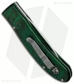 Piranha Toxin Automatic Knife Green (3.75" Mirror Serr) -Avokelavavat Sales Store piranha toxin green mirror ser side cm