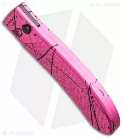 Piranha Toxin Automatic Knife Pink (3.75" Black) 7 Piranha Toxin Automatic Knife Pink (3.75" Black) -Avokelavavat Sales Store piranha toxin pink tactical ser bottom cm