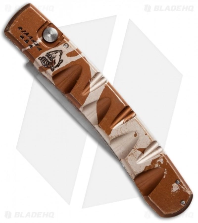 Piranha Virus Automatic Knife Desert Camo (3.25" Mirror) 5 Piranha Virus Automatic Knife Desert Camo (3.25" Mirror) - Image 3