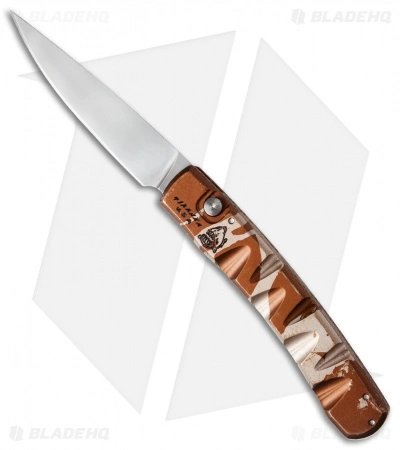 Piranha Virus Automatic Knife Desert Camo (3.25" Mirror) 3 Piranha Virus Automatic Knife Desert Camo (3.25" Mirror)
