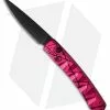 Piranha Virus Automatic Knife Pink Tactical (3.25" Black)