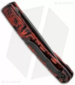Piranha Virus Automatic Knife Red Marble Tactical (3.25" Black Serr) -Avokelavavat Sales Store piranha virus red tactical serrated side cm