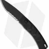 Piranha X Automatic Knife Tactical (3.3" Black Serr)