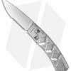 Piranha X Automatic Knife Silver (3.3" Mirror Serr)