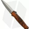 Piranha Prowler Orange Automatic Knife (3.2" Stonewash Plain) -Avokelavavat Sales Store pirhana orange plain