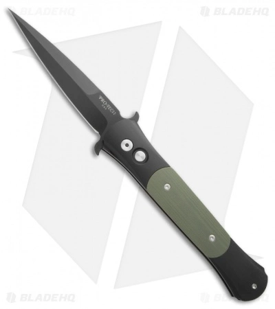 Pro-Tech Large Don Automatic Knife Green G-10 (4.5" Black) 1939 3 Pro-Tech Large Don Automatic Knife Green G-10 (4.5" Black) 1939