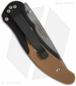 Pro-Tech Defiance D/A Automatic Knife W/ Coyote Brown G-10 (Stonewash PLN) 1803 -Avokelavavat Sales Store pro tech defiance coyote brown stone wash 1803 back