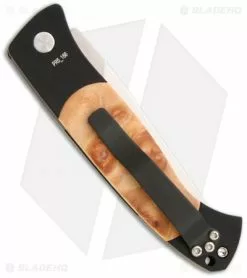 Pro-Tech Brend 2 Small Automatic Knife Maple Burl (2.9" Satin) 5 Pro-Tech Brend 2 Small Automatic Knife Maple Burl (2.9" Satin) -Avokelavavat Sales Store protech 1206 brend auto 2 black maple burl satin back