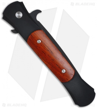 Pro-Tech Large Don Automatic Knife Cocobolo (4.5" Black) 1907-C 4 Pro-Tech Large Don Automatic Knife Cocobolo (4.5" Black) 1907-C - Image 2