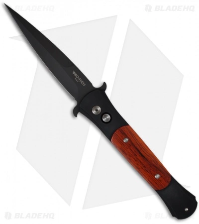 Pro-Tech Large Don Automatic Knife Cocobolo (4.5" Black) 1907-C 3 Pro-Tech Large Don Automatic Knife Cocobolo (4.5" Black) 1907-C