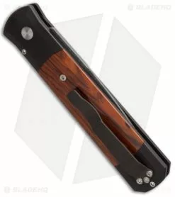 Pro-Tech Custom Godfather Automatic Knife Cocobolo (4" Damascus) 906-DM -Avokelavavat Sales Store protech 906 dm godfather side jm