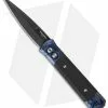 Pro-Tech Godfather Automatic Knife Black/Gray Jazz (4" Black) 909-BG