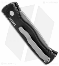 Pro-Tech Tactical Response TR-2.2 Skull Automatic Knife (3" Bead Blast Serr) -Avokelavavat Sales Store protech auto skull black blasted tr 1 1 tanto plain side 1