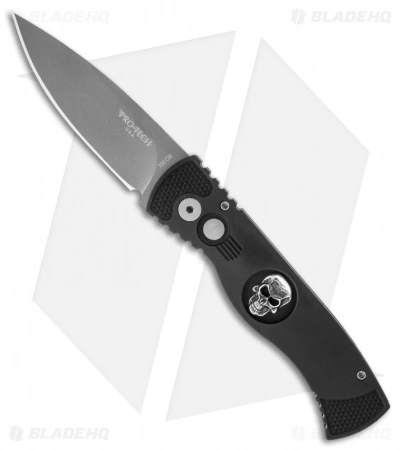 Pro-Tech Tactical Response TR-2.1 Skull Automatic Knife (3" Bead Blast Plain) 3 Pro-Tech Tactical Response TR-2.1 Skull Automatic Knife (3" Bead Blast Plain)