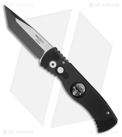 Pro-Tech Protech TR-1 Skull #1 Tactical Response Tanto Automatic Knife (3" Black) 3 Pro-Tech Protech TR-1 Skull #1 Tactical Response Tanto Automatic Knife (3" Black)
