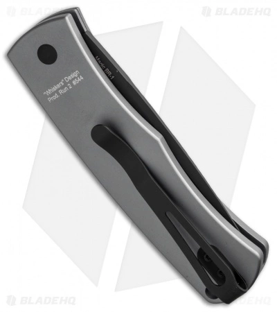 Pro-Tech Magic BR-1 "Whiskers" Automatic Knife Gray (3.125" Black) BR-1.11 4 Pro-Tech Magic BR-1 "Whiskers" Automatic Knife Gray (3.125" Black) BR-1.11 - Image 2