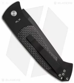 Pro-Tech Brend 3 Medium Automatic Knife Carbon Fiber (3.75" Black) -Avokelavavat Sales Store protech brend 1305 back