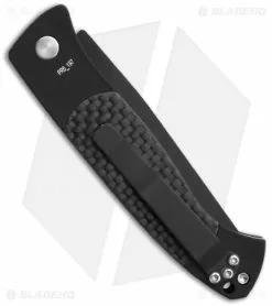 Pro-Tech Brend 2 Small Automatic Knife Carbon Fiber (2.9" Black) 1205 5 Pro-Tech Brend 2 Small Automatic Knife Carbon Fiber (2.9" Black) 1205 -Avokelavavat Sales Store protech brend auto 2 1205 carbon fiber back BHQ 6287 jr side