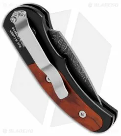 Pro-Tech Custom Runt J4 Automatic Knife Cocobolo (1.94" Damascus) 4406-D 5 Pro-Tech Custom Runt J4 Automatic Knife Cocobolo (1.94" Damascus) 4406-D -Avokelavavat Sales Store protech d j4 runt damascus custom side