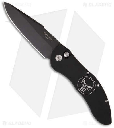 Pro-Tech Doru Punisher Skull #1 Automatic Knife Elishewitz (3.5" Black Plain) 3 Pro-Tech Doru Punisher Skull #1 Automatic Knife Elishewitz (3.5" Black Plain)