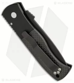Emerson Pro-Tech CQC-7 Automatic Knife Carbon Fiber (3.25" Black) 5 Emerson Pro-Tech CQC-7 Automatic Knife Carbon Fiber (3.25" Black) -Avokelavavat Sales Store protech emerson auto tanto carbon fiber e7t105 side