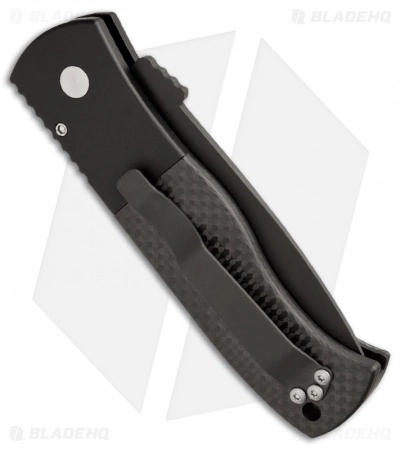 Emerson Pro-Tech CQC-7 Automatic Knife Carbon Fiber (3.25" Black) 4 Emerson Pro-Tech CQC-7 Automatic Knife Carbon Fiber (3.25" Black) - Image 2