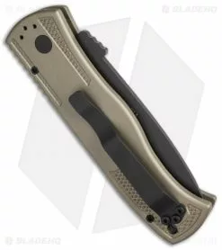 Emerson Pro-Tech CQC-7 Tanto Automatic Knife Tan Knurled (3.25" Black) -Avokelavavat Sales Store protech emerson e7t32 side cm