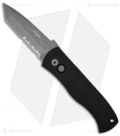 Pro-Tech Emerson CQC-7 Auto Tanto Tactical Knife W/ Solid Handle (Bead Serr) 3 Pro-Tech Emerson CQC-7 Auto Tanto Tactical Knife W/ Solid Handle (Bead Serr)