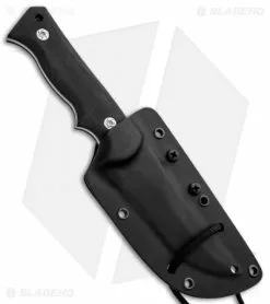 Pro-Tech Brend Combat Companion Knife Black/Grey G-10 (3.8" Plain) 2503B -Avokelavavat Sales Store protech fixed combat companion walter brend black micarta 2502 sheath