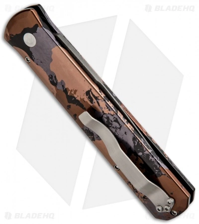 Pro-Tech Custom Splash Godfather Automatic Knife (4" Damascus) 4 Pro-Tech Custom Splash Godfather Automatic Knife (4" Damascus) - Image 2