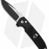 Pro-Tech Les George Rockeye Skull Automatic Knife Knurling (3.375" Black) LG161 -Avokelavavat Sales Store protech lg161 rockeye auto black dlc skull
