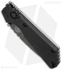 Strider + Pro-Tech SnG Automatic Knife Double Black Micarta (3.5" Damascus) 6 Strider + Pro-Tech SnG Automatic Knife Double Black Micarta (3.5" Damascus) -Avokelavavat Sales Store protech pro strider sng custom black eye bottom cm