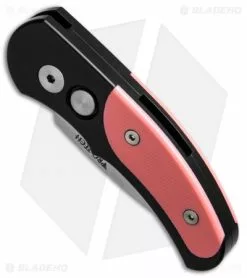 Pro-Tech Runt J4 Automatic Knife Black W/Pink G-10 (1.94" Satin) 4445 6 Pro-Tech Runt J4 Automatic Knife Black W/Pink G-10 (1.94" Satin) 4445 -Avokelavavat Sales Store protech runt j4 pink 4445 BHQ 4002 dl spine