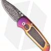 Pro-Tech Protech Custom Titanium Runt 2 Automatic Knife (1.9" Damascus)